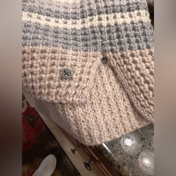 Eddie Bauer 3/4 zip front sweater S - Picture 6 of 9